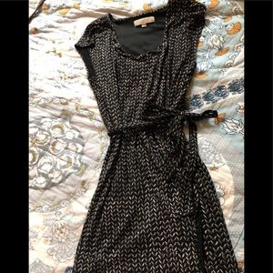 LOFT black & white dress